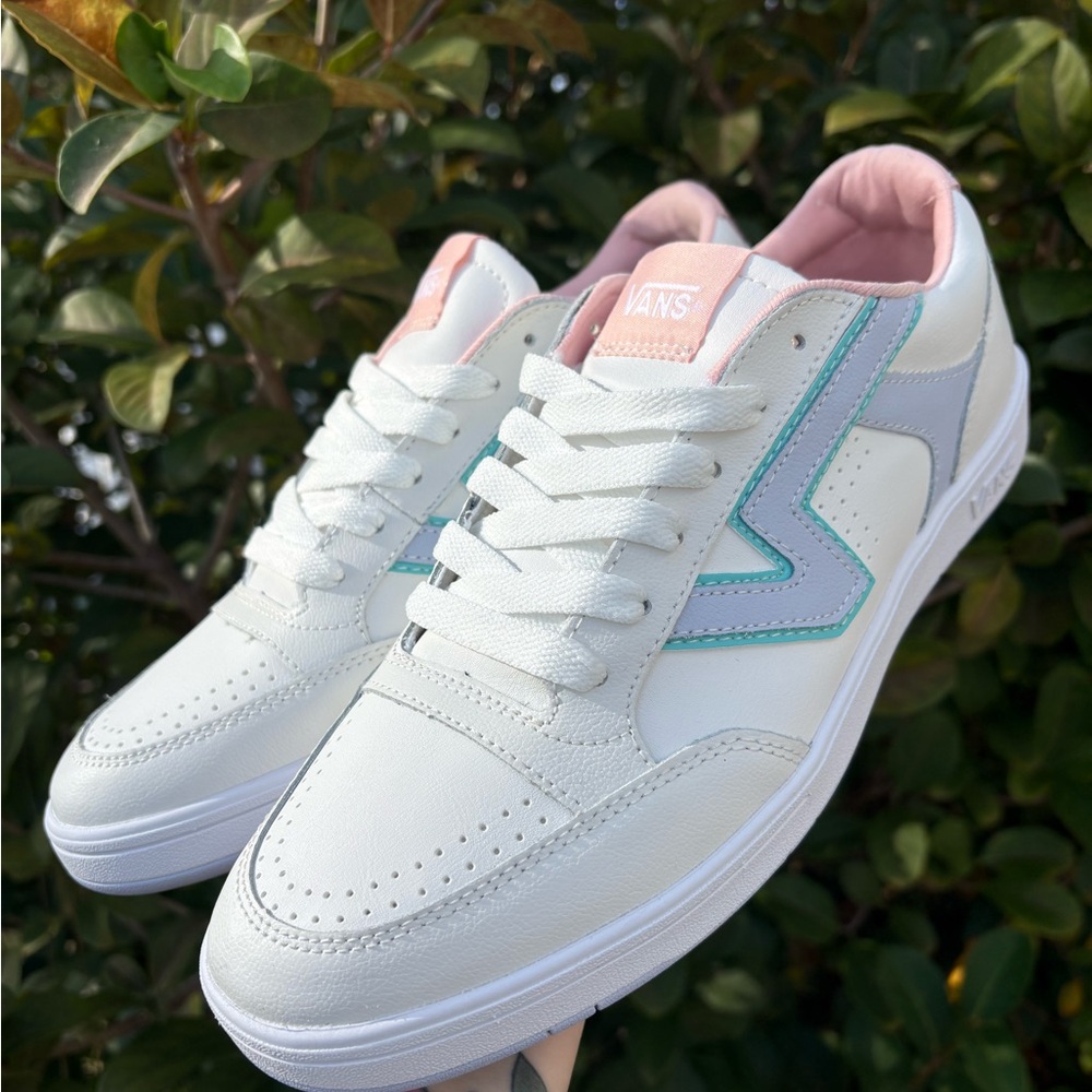 VANS Lowland Comfy Cush Pastel Colorblock Sneakers Women’s 11 Logo Purple New